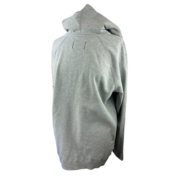 Reigning Champ Lockup Pullover Hoodie Heather Grey Spellout Sweatshirt XL *Flaw - Picture 9 of 15